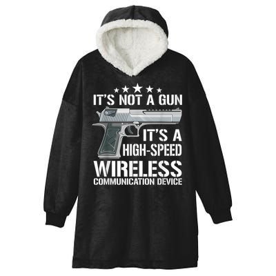 Its Not A Gun Meme Funny Its Not A Gun Hooded Wearable Blanket