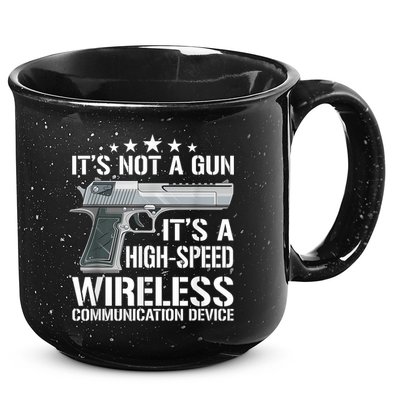 Its Not A Gun Meme Funny Its Not A Gun 15oz Campfire Ceramic Mug