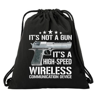 Its Not A Gun Meme Funny Its Not A Gun Drawstring Bag
