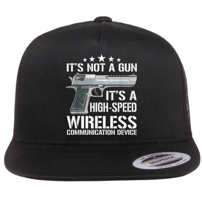 Its Not A Gun Meme Funny Its Not A Gun Flat Bill Trucker Hat