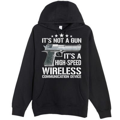 Its Not A Gun Meme Funny Its Not A Gun Premium Pullover Hoodie
