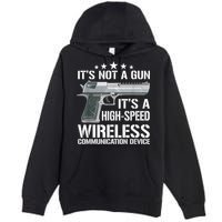 Its Not A Gun Meme Funny Its Not A Gun Premium Pullover Hoodie