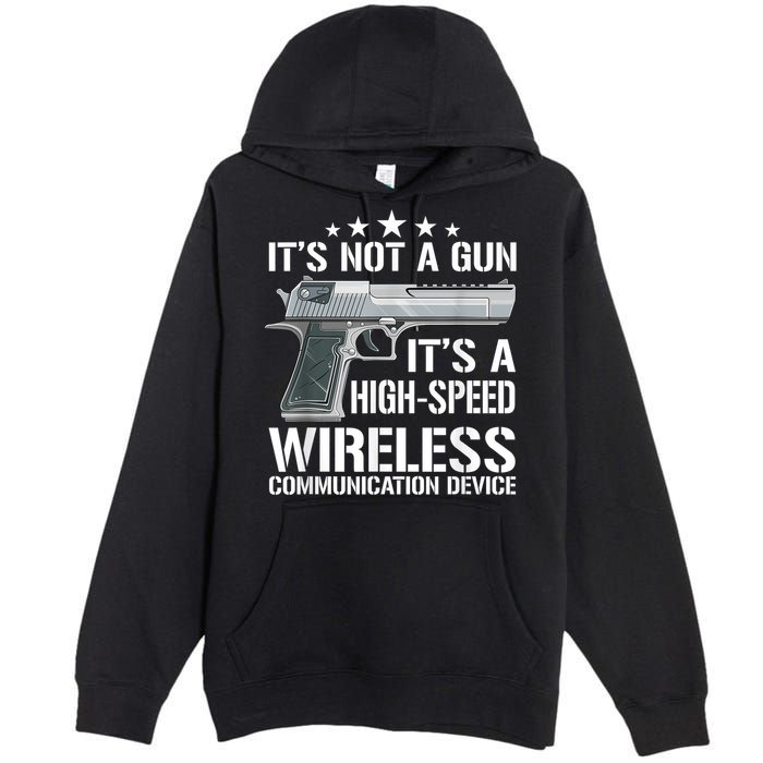 Its Not A Gun Meme Funny Its Not A Gun Premium Pullover Hoodie