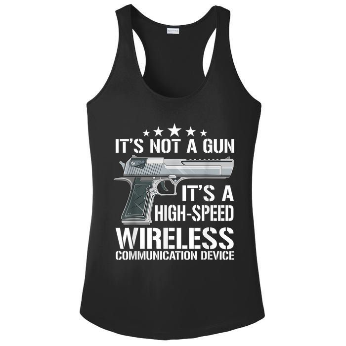 Its Not A Gun Meme Funny Its Not A Gun Ladies PosiCharge Competitor Racerback Tank