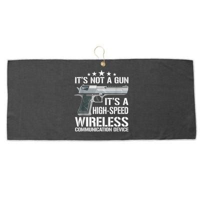 Its Not A Gun Meme Funny Its Not A Gun Large Microfiber Waffle Golf Towel