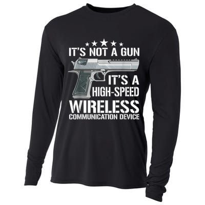 Its Not A Gun Meme Funny Its Not A Gun Cooling Performance Long Sleeve Crew