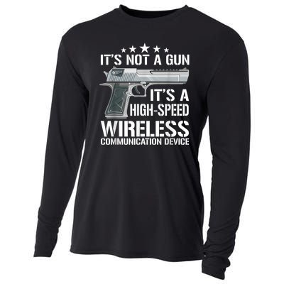 Its Not A Gun Meme Funny Its Not A Gun Cooling Performance Long Sleeve Crew