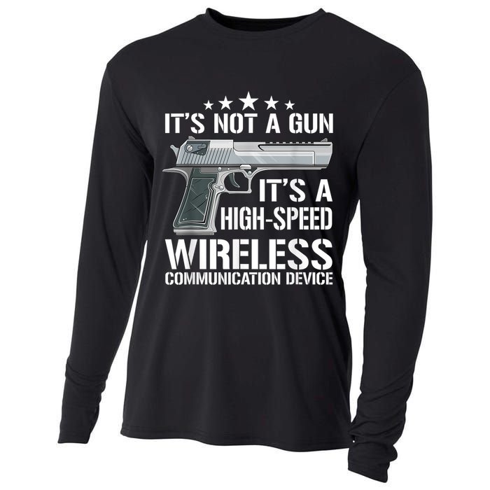 Its Not A Gun Meme Funny Its Not A Gun Cooling Performance Long Sleeve Crew