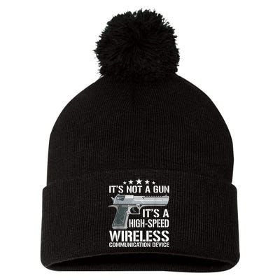 Its Not A Gun Meme Funny Its Not A Gun Pom Pom 12in Knit Beanie