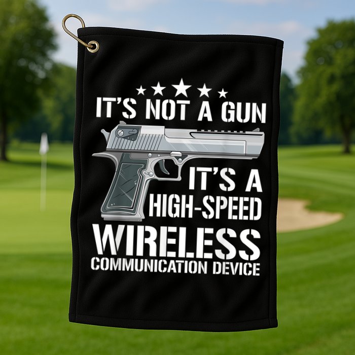 Its Not A Gun Meme Funny Its Not A Gun Golf Towel