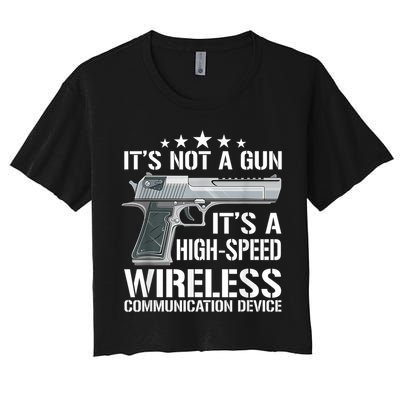 Its Not A Gun Meme Funny Its Not A Gun Crop Top