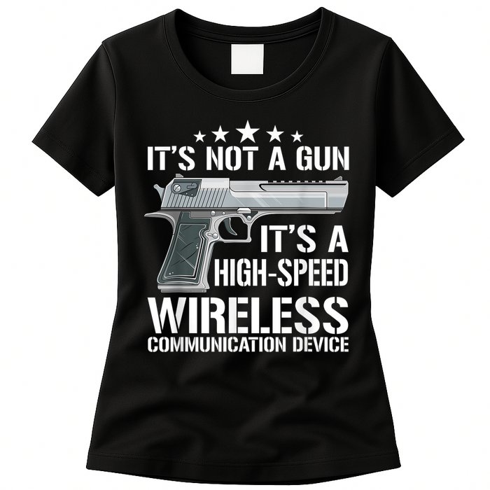 Its Not A Gun Meme Funny Its Not A Gun Womens T-Shirt