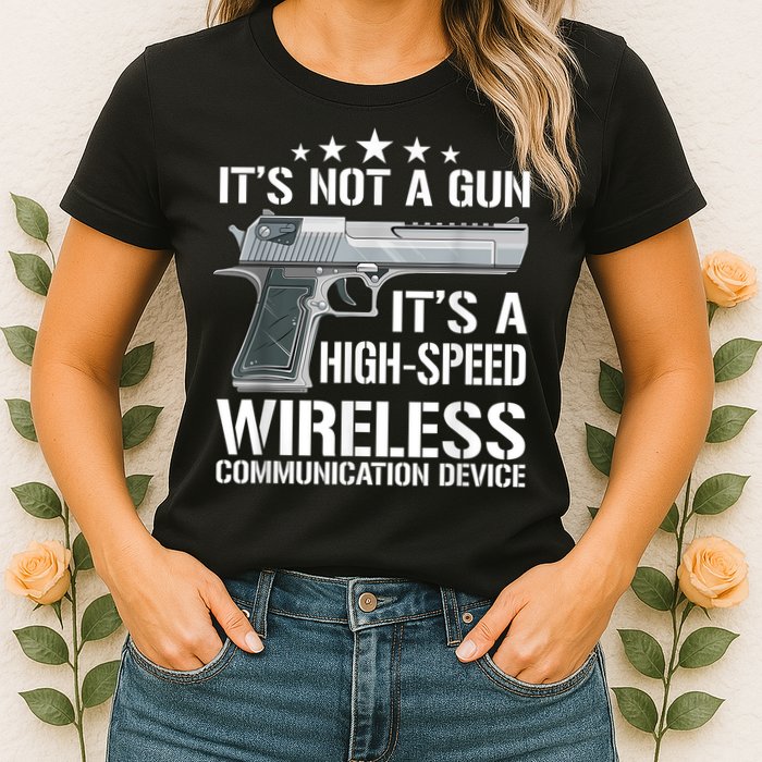 Its Not A Gun Meme Funny Its Not A Gun Womens T-Shirt