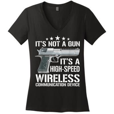 Its Not A Gun Meme Funny Its Not A Gun Women's V-Neck T-Shirt