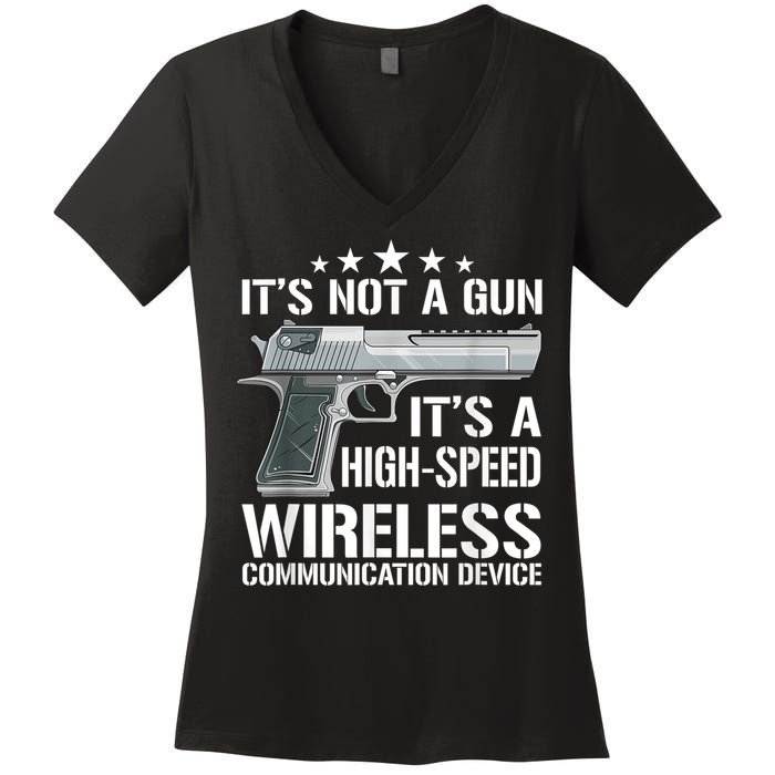 Its Not A Gun Meme Funny Its Not A Gun Women's V-Neck T-Shirt