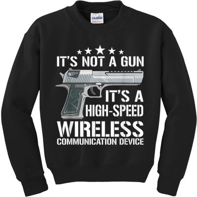 Its Not A Gun Meme Funny Its Not A Gun Kids Sweatshirt