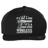 Its Not A Gun Meme Funny Its Not A Gun Wool Snapback Cap