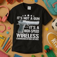 Its Not A Gun Meme Funny Its Not A Gun Kids T-Shirt
