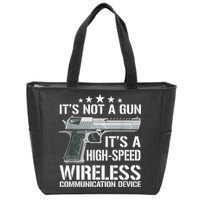 Its Not A Gun Meme Funny Its Not A Gun Zip Tote Bag