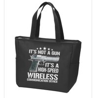 Its Not A Gun Meme Funny Its Not A Gun Zip Tote Bag