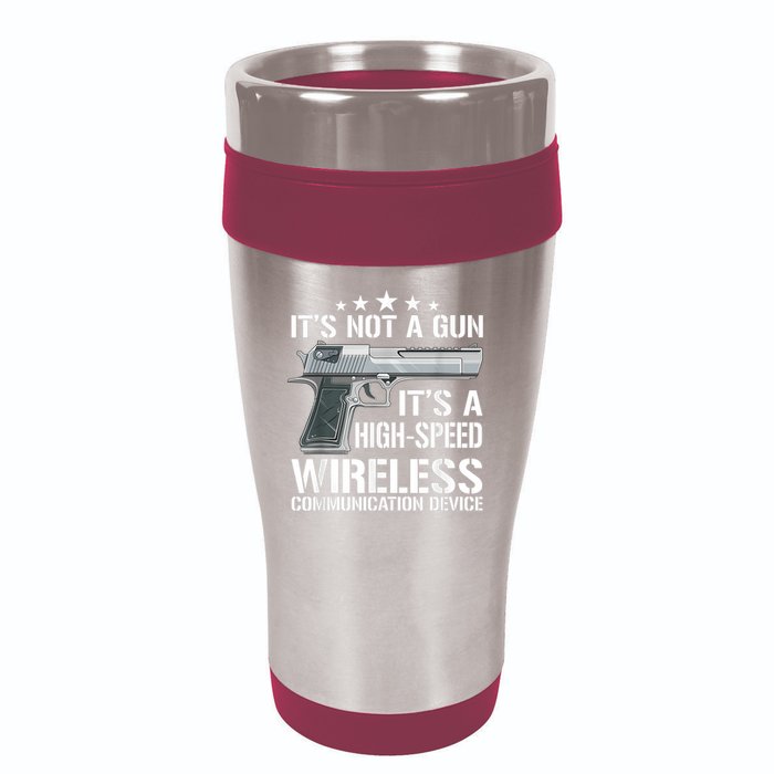 Its Not A Gun Meme Funny Its Not A Gun 16oz Travel Tumbler