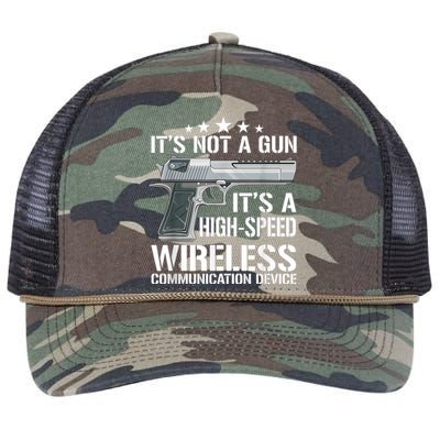 Its Not A Gun Meme Funny Its Not A Gun Retro Rope Trucker Hat Cap