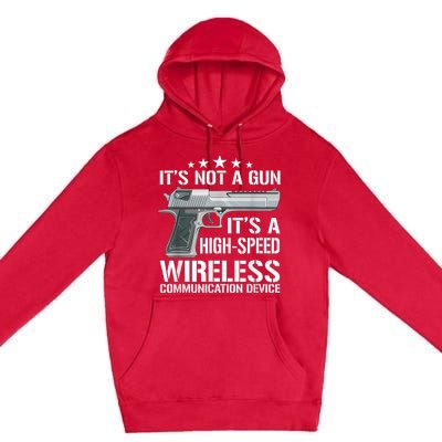 Its Not A Gun Meme Funny Its Not A Gun Premium Pullover Hoodie