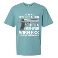 Its Not A Gun Meme Funny Its Not A Gun Sueded Cloud Jersey T-Shirt