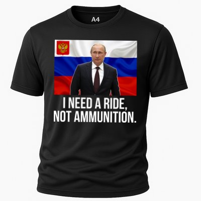 I Need A Ride Not Ammunition Funny Putin Meme Ukraine Performance Shirt