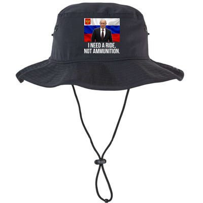 I Need A Ride Not Ammunition Funny Putin Meme Ukraine Bucket Hat