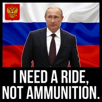I Need A Ride Not Ammunition Funny Putin Meme Ukraine Wool Snapback Cap