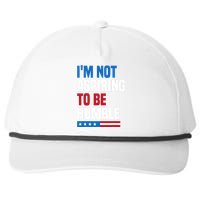 IM Not Aspiring To Be Humble Kamala Harris Quote Saying Snapback Five-Panel Rope Hat