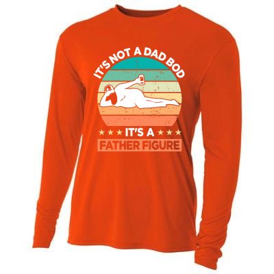 It's Not A Dad Bod It's A Father Figure Gift Cooling Performance Long Sleeve Crew