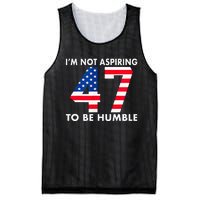 IM Not Aspiring To Be Humble Kamala Harris 47 Mesh Reversible Basketball Jersey Tank