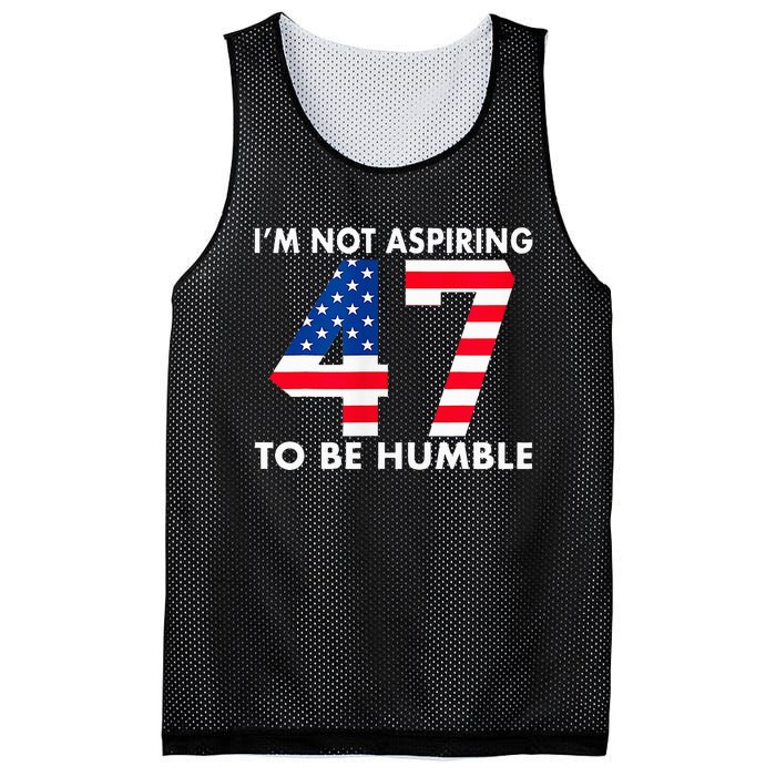 IM Not Aspiring To Be Humble Kamala Harris 47 Mesh Reversible Basketball Jersey Tank