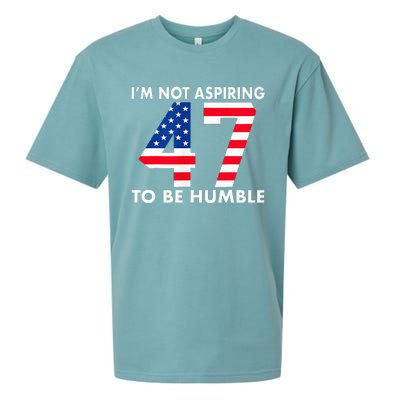 IM Not Aspiring To Be Humble Kamala Harris 47 Sueded Cloud Jersey T-Shirt