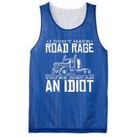 Im Not Angry Youre Just An Idiotic Truck Driver Gift Mesh Reversible Basketball Jersey Tank