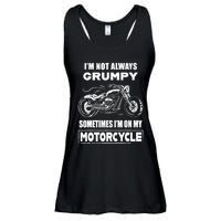 IM Not Always Grumpy Sometimes IM On My Motorcycle Ladies Essential Flowy Tank