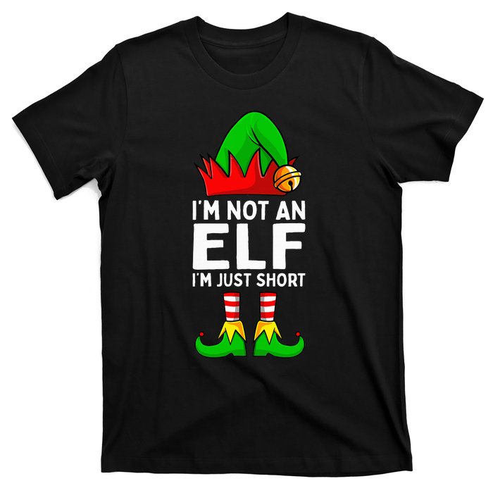 I'm Not An Elf Im Just Short Funny Christmas  T-Shirt