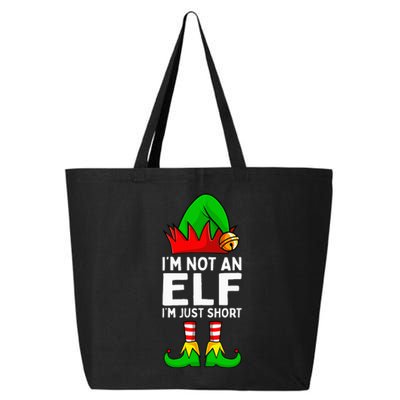 I'm Not An Elf Im Just Short Funny Christmas  25L Jumbo Tote