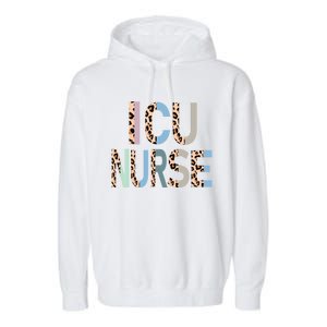 Icu Nurse Appreciation Intensive Care Unit Nursing Cute Gift Garment-Dyed Fleece Hoodie