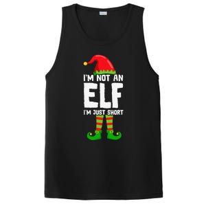 IM Not An Elf IM Just Short Merry Christmas Elf Xmas Funny PosiCharge Competitor Tank