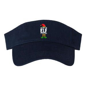 IM Not An Elf IM Just Short Merry Christmas Elf Xmas Funny Valucap Bio-Washed Visor