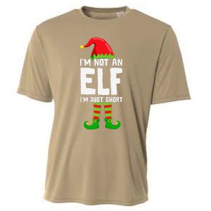 IM Not An Elf IM Just Short Merry Christmas Elf Xmas Funny Cooling Performance Crew T-Shirt