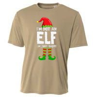 IM Not An Elf IM Just Short Merry Christmas Elf Xmas Funny Cooling Performance Crew T-Shirt