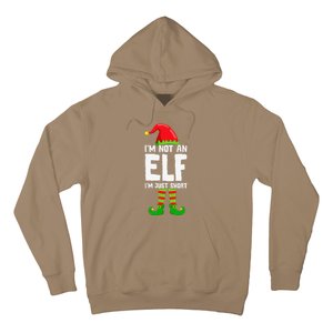 IM Not An Elf IM Just Short Merry Christmas Elf Xmas Funny Hoodie