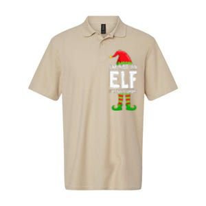 IM Not An Elf IM Just Short Merry Christmas Elf Xmas Funny Softstyle Adult Sport Polo