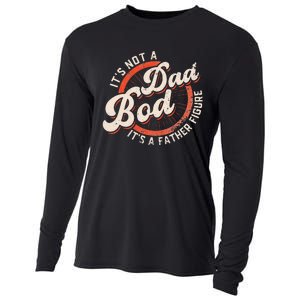 It's Not A Dad Bod It's A Father Figure funny Dad Joke Cooling Performance Long Sleeve Crew