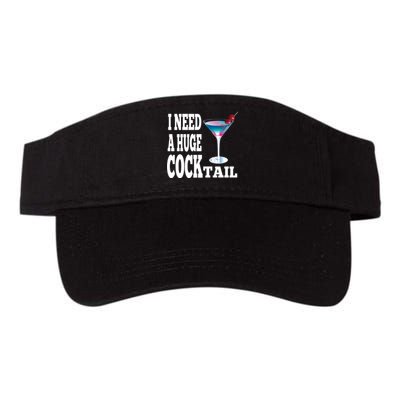 I Need A Huge Cocktail Valucap Bio-Washed Visor