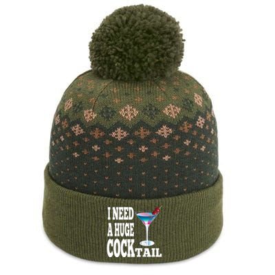 I Need A Huge Cocktail The Baniff Cuffed Pom Beanie